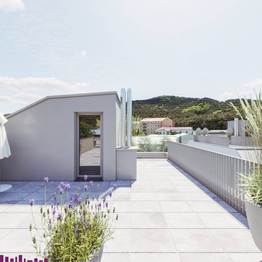 Abkühlen im hauseigenen Pool ....  Ihre Traumwohnung mit Terrasse oder Garten und Fernblick Nähe Maurer Wald   PROVISIONSFREI !!