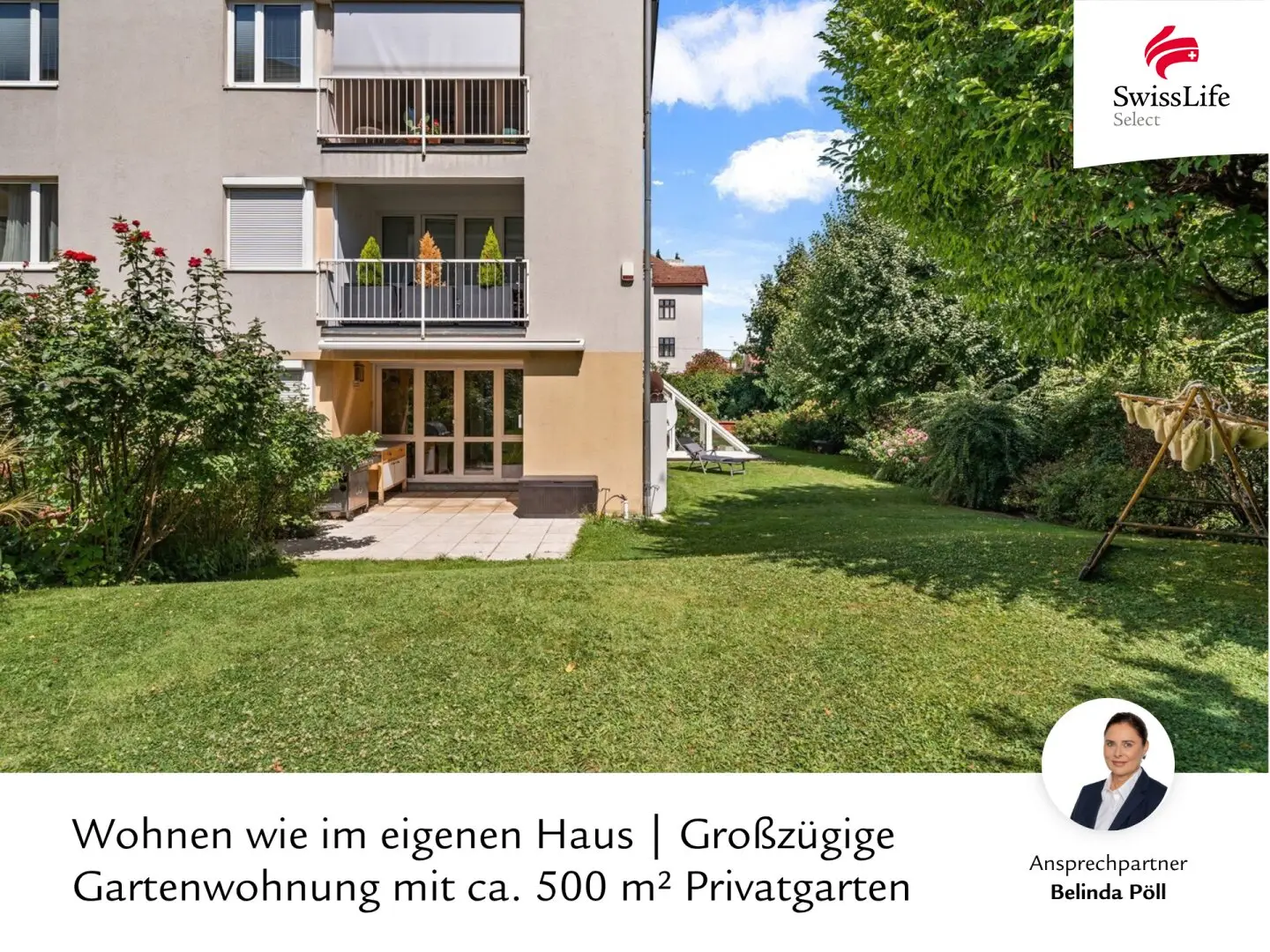 Living like in your own house | Spacious garden apartment with approx. 500 m² private garden