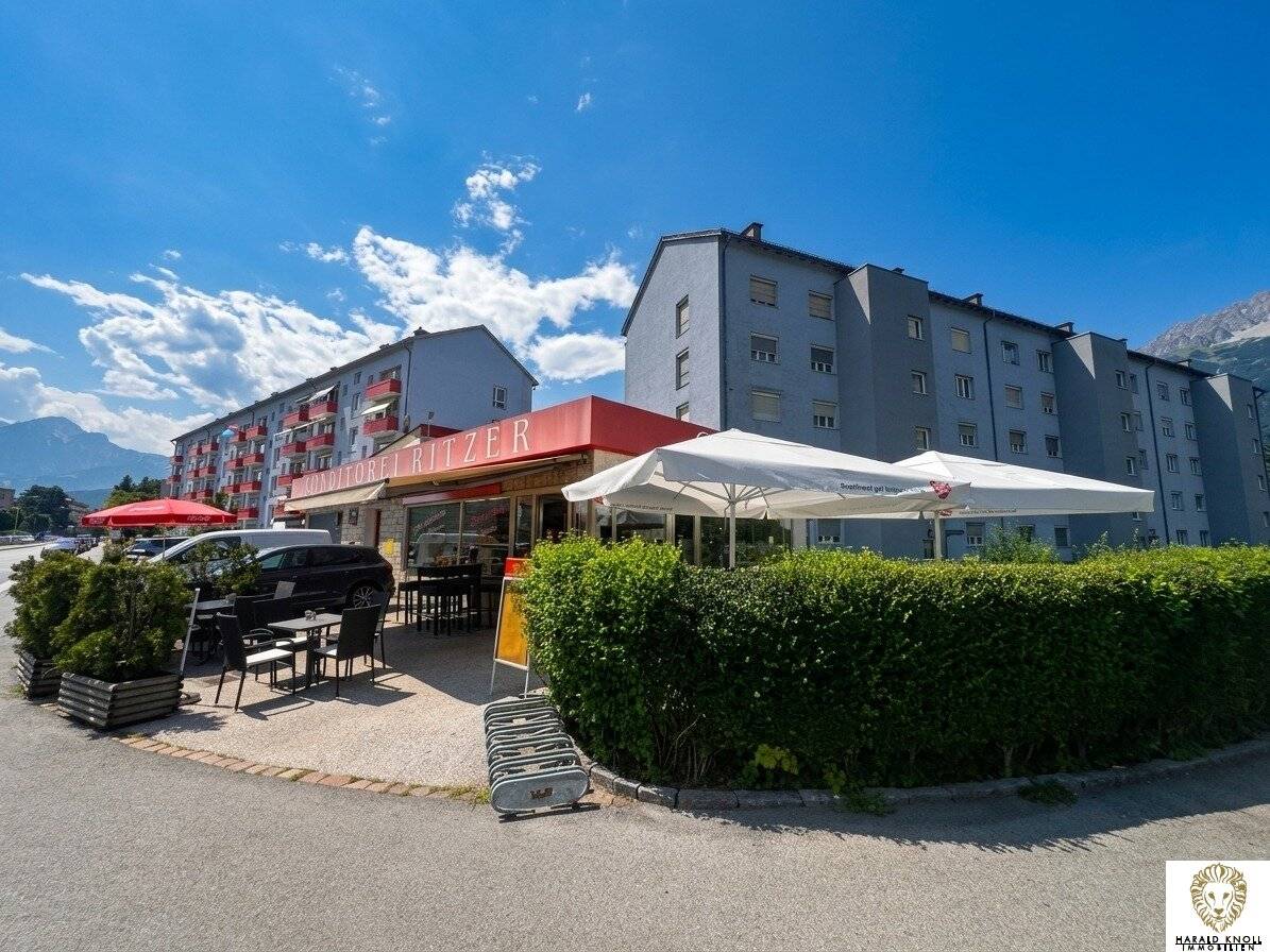 Attraktive Konditorei mit Café, Produktion und Gastgarten in zentraler Lage von Innsbruck-Pradl