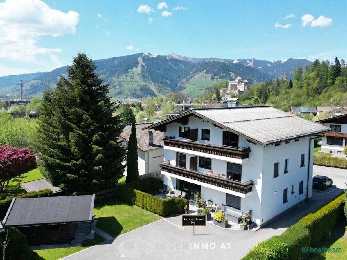 Traumhafte 3-Zimmer-Gartenwohnung mit Südterrasse, Privatgarten &amp; 3 PKW-Freistellplätzen im Herzen von Bruck