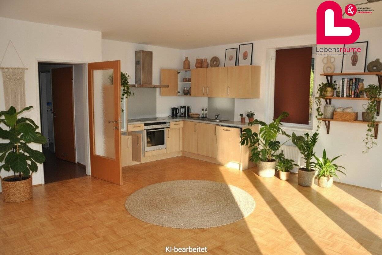 Bright 3-room apartment with winter garden