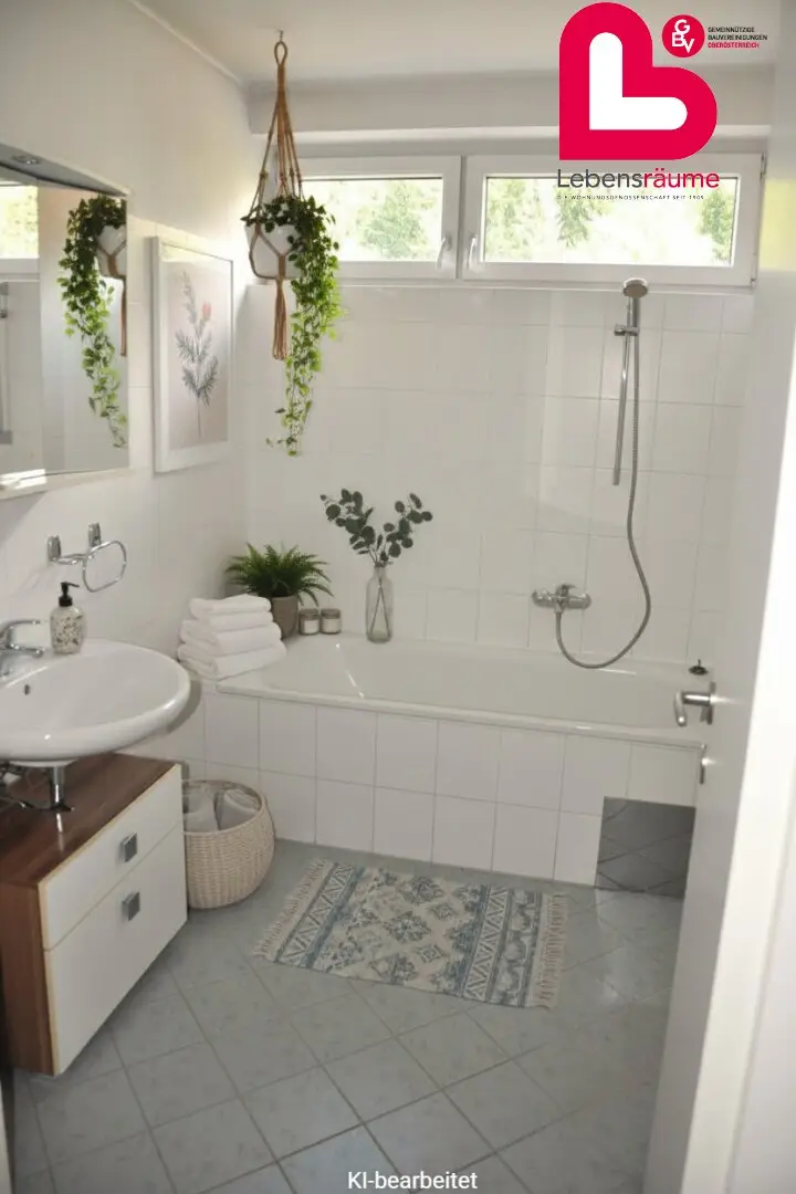 Bright 3-room apartment with winter garden