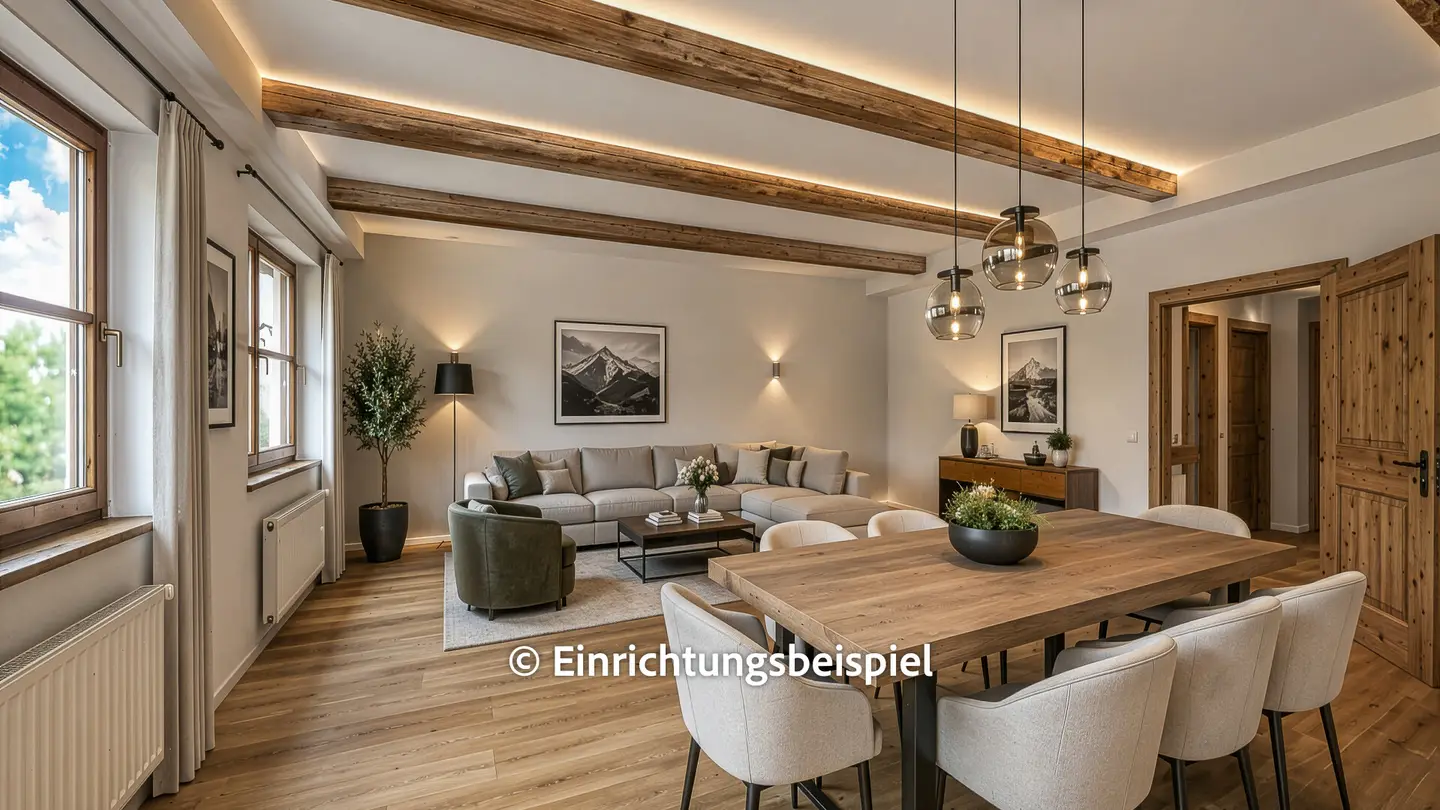Central apartment with lift and parking space