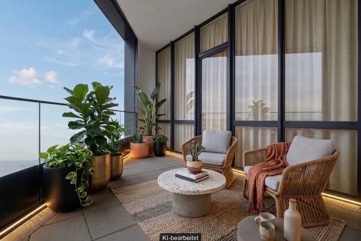 Spacious 4-room apartment with loggia at Stockhof for rent
