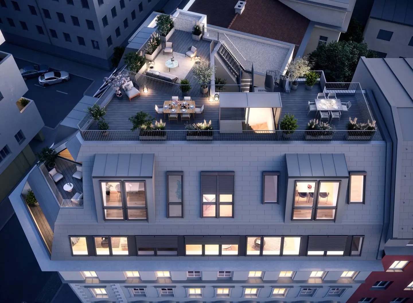 Vivienne | Fassade Nacht