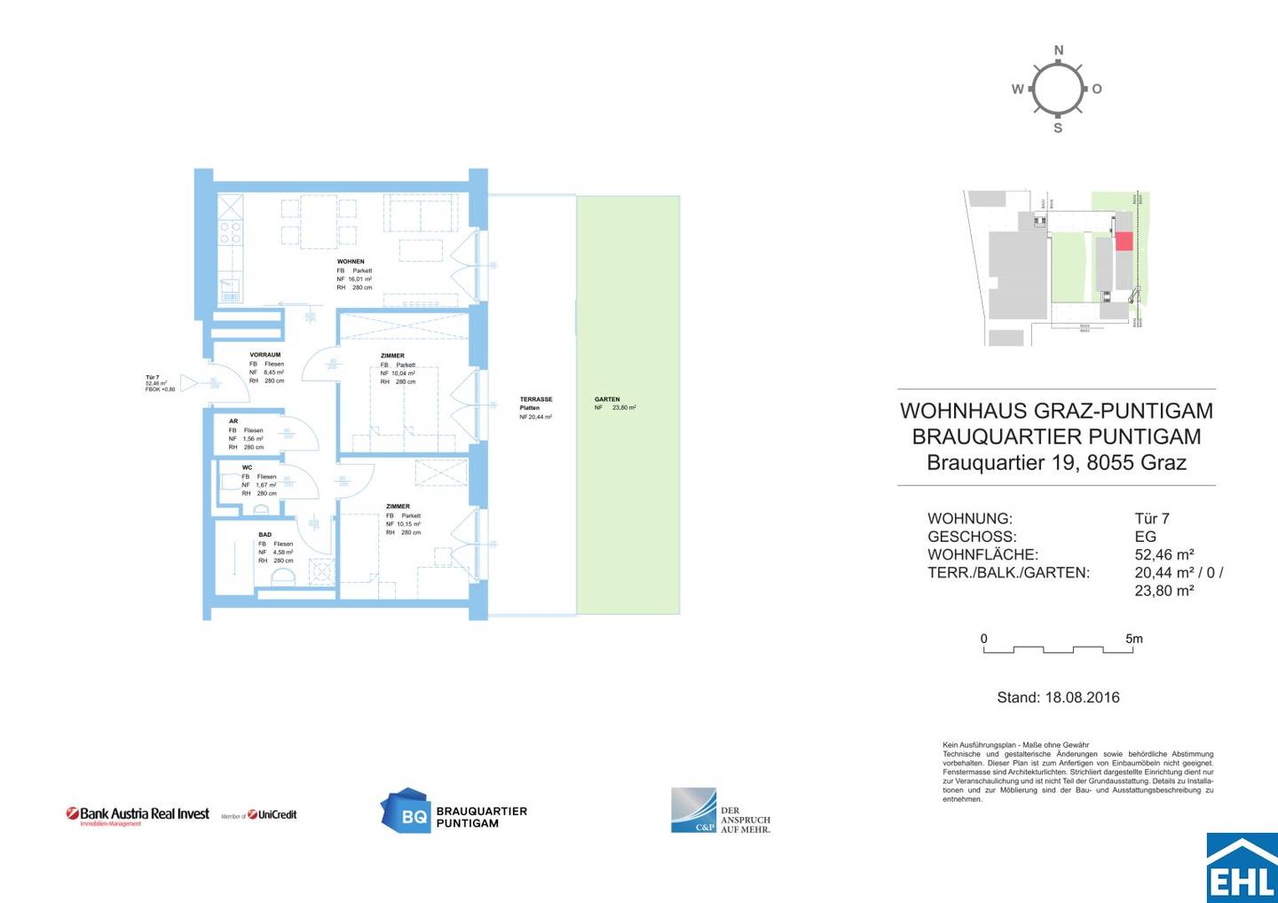 *ab 01.12.* Zuhause im Trendviertel – stilvolle Neubauwohnungen im Brauquartier Puntigam