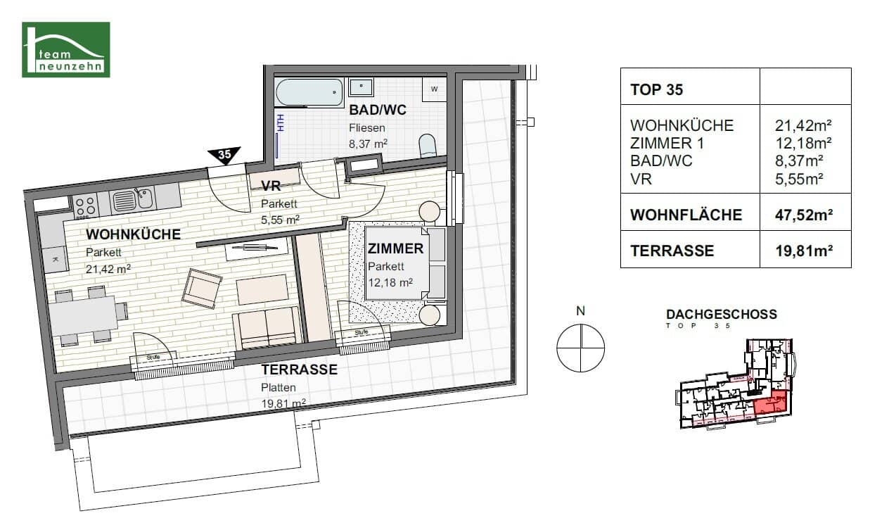 Modern new build apartment with great fittings in prime location