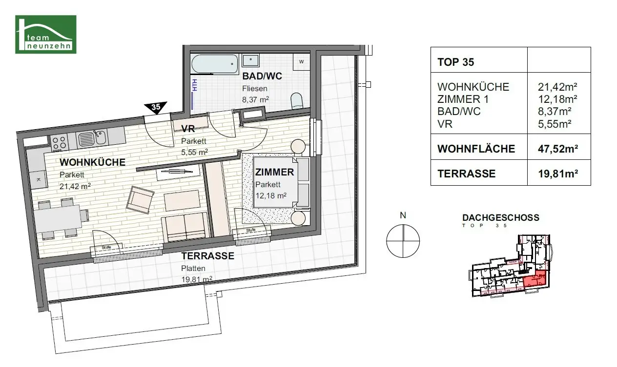 Modern new build apartment with great fittings in prime location