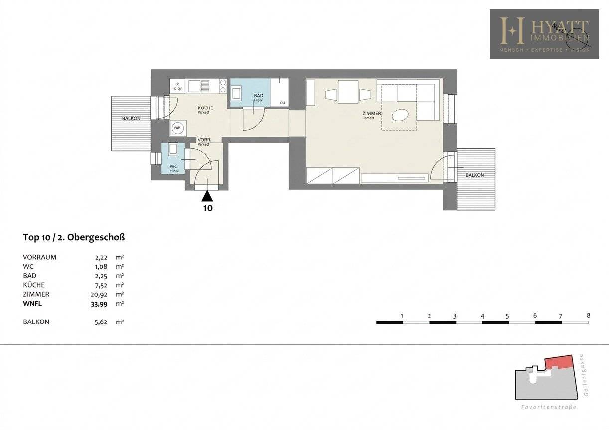 Urban living bliss for singles and couples: Modern first occupancy in Wien-Favoriten