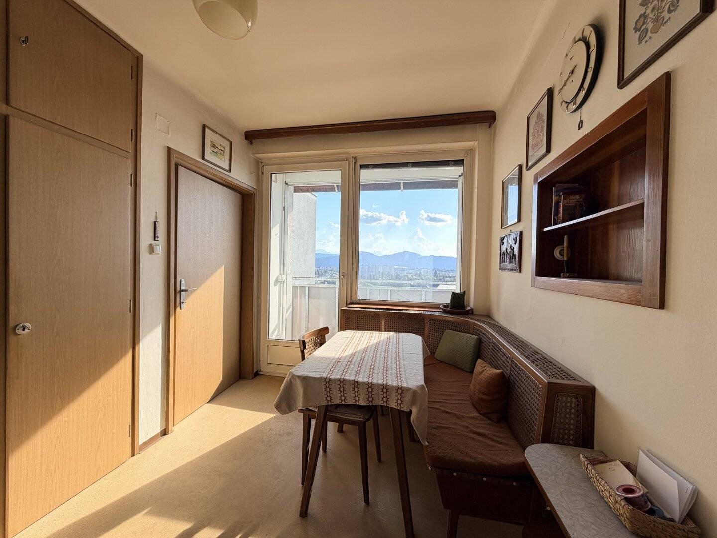Above the Roofs of Klagenfurt - 2-Room Apartment in Need of Renovation with Balcony
