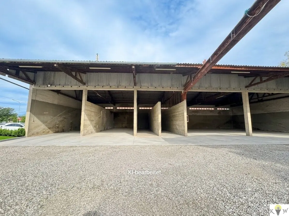 Large commercial plot with storage halls silos and versatile potential in Mönchhof