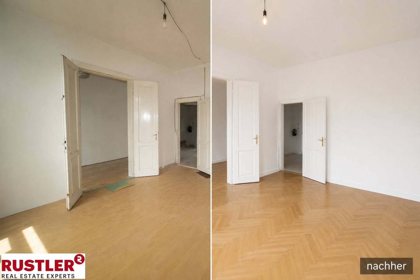 Altbauwohnung with renovation concept near Messe Prater