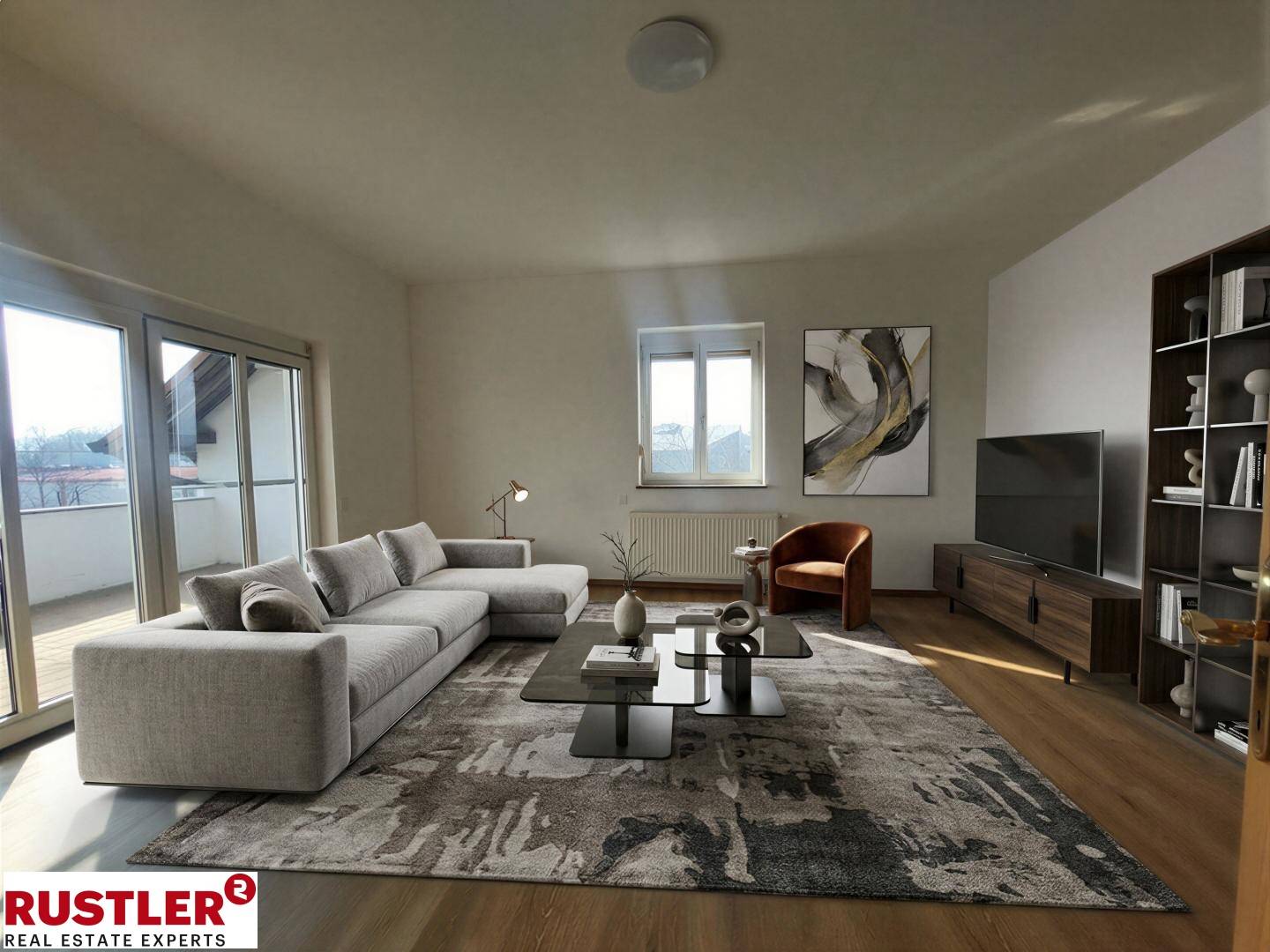 Lichtdurchflutete Dachgeschosswohnung mit sonniger Terrasse