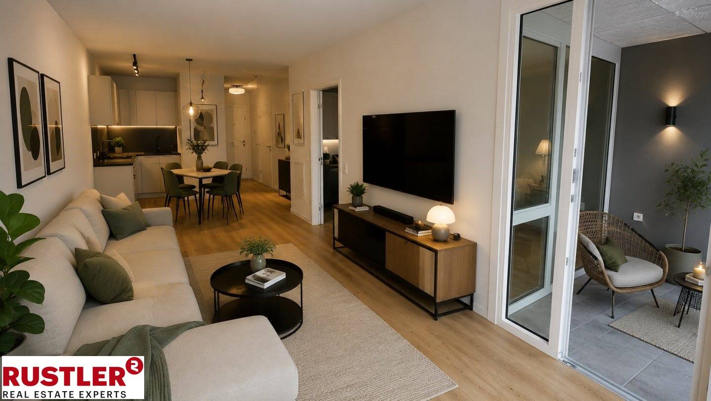 Modern gelegene Wohnung mit Loggia und Aufzug