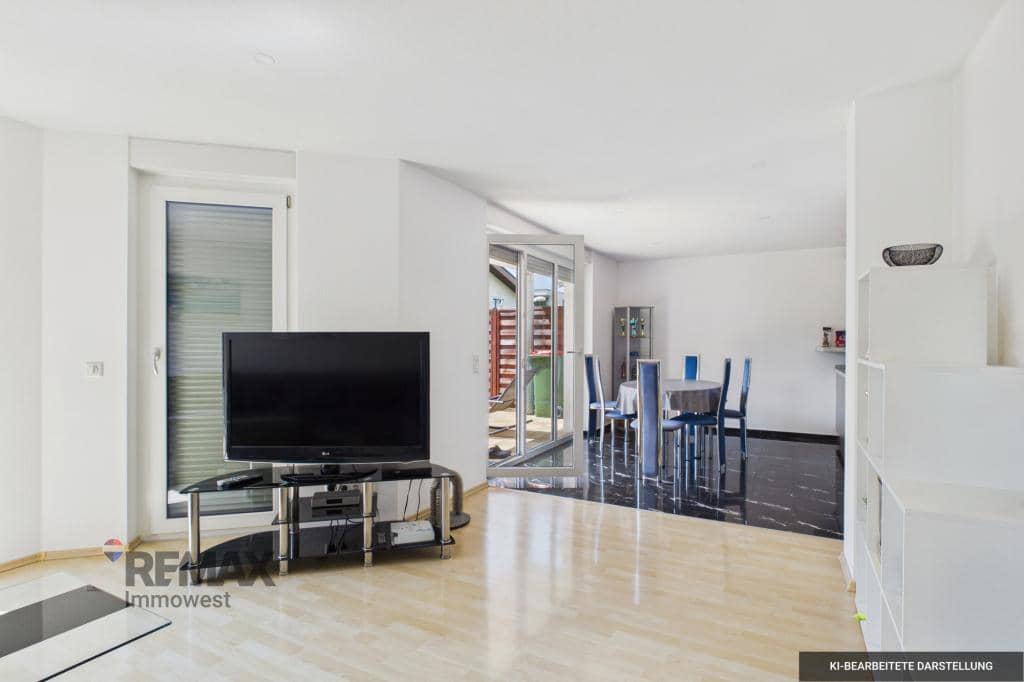 Lichtdurchflutet mit Garten und Doppelgarage Familienwohnung