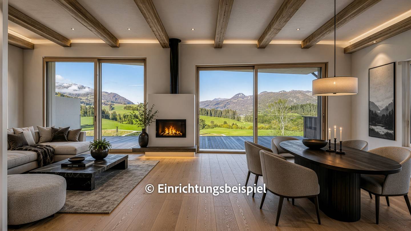 Bright penthouse with panoramic rooftop terrace