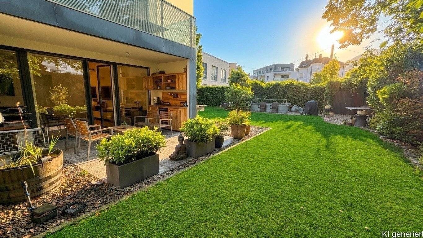 Dream apartment with huge 350m² garden and VIEW of the Hohensalzburg Fortress
