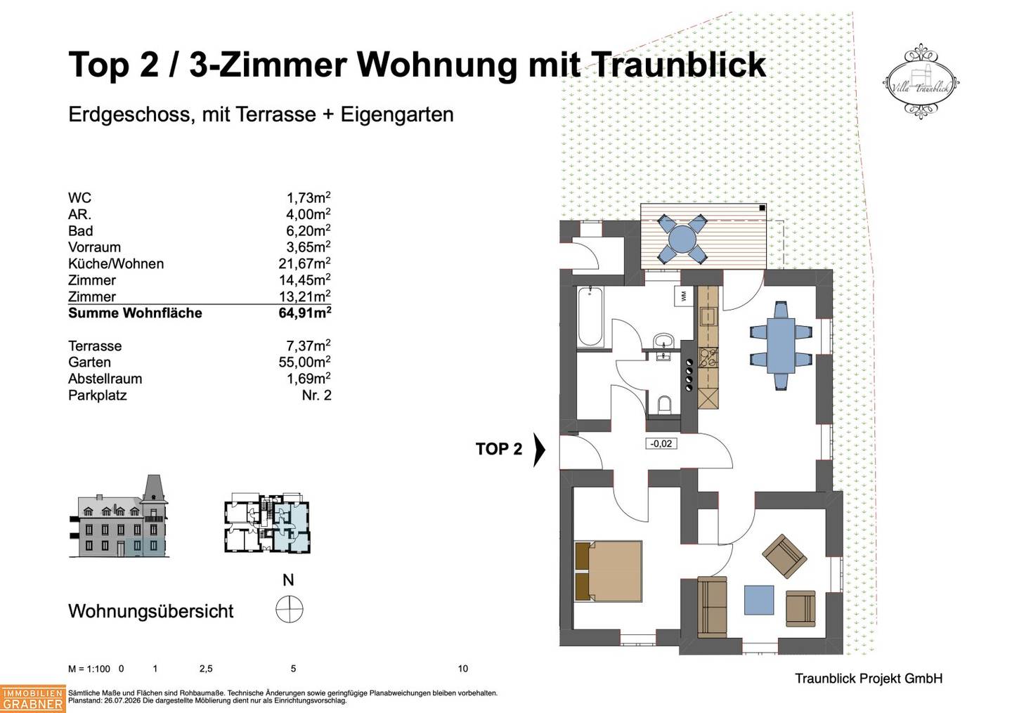 Wohnbauprojekt Villa Traunblick