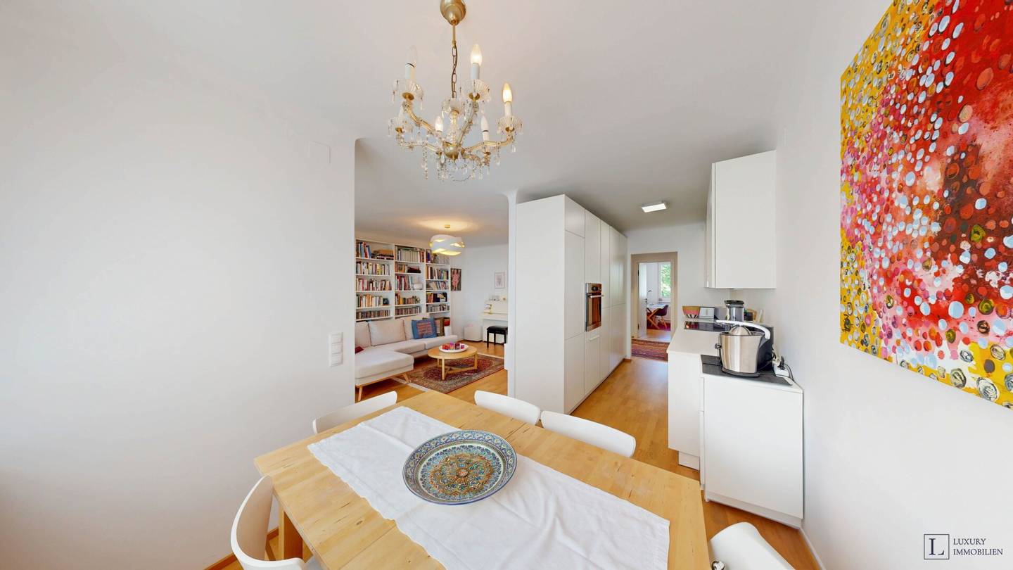 Charmante 3-Zimmer-Wohnung mit Loggia in ruhiger Lage nahe dem Währinger Park