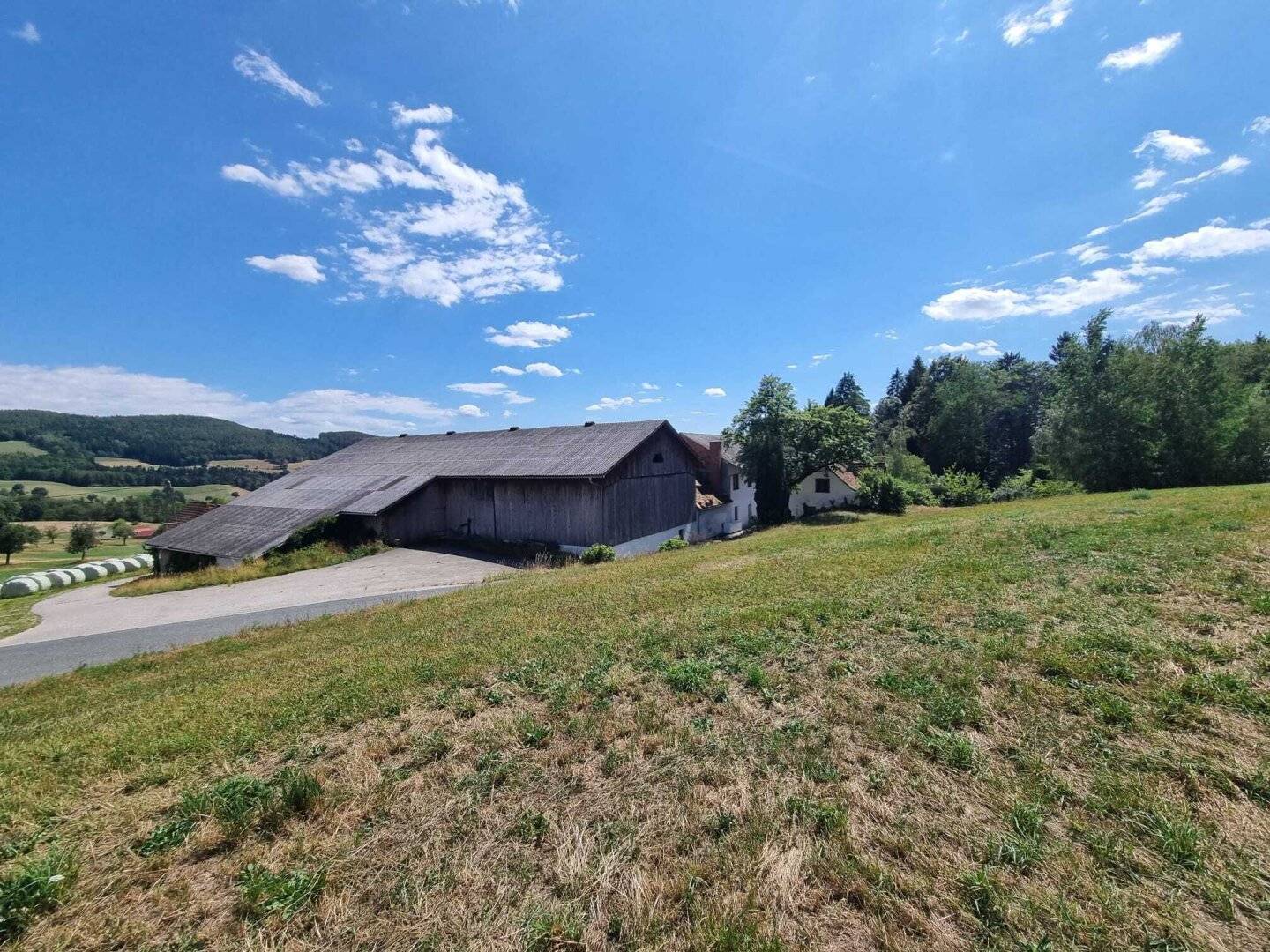 ESTATE SALE - agricultural property in need of renovation with approx. 31 hectares (309.467 m²), multifamily house &amp; private chapel in 8225 Pöllau