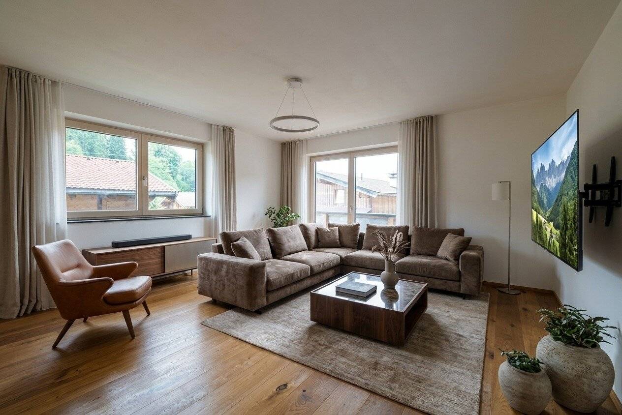 Stilvoll leben in Going: Moderne 3-Zimmer-Mietwohnung mit Terrasse &amp; Bergblick