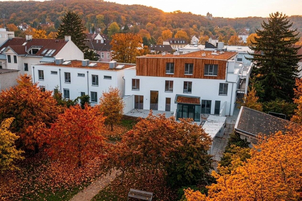1-5 room apartments, first occupancy, air heat pump, photovoltaic system, private garden, terraces, elevator