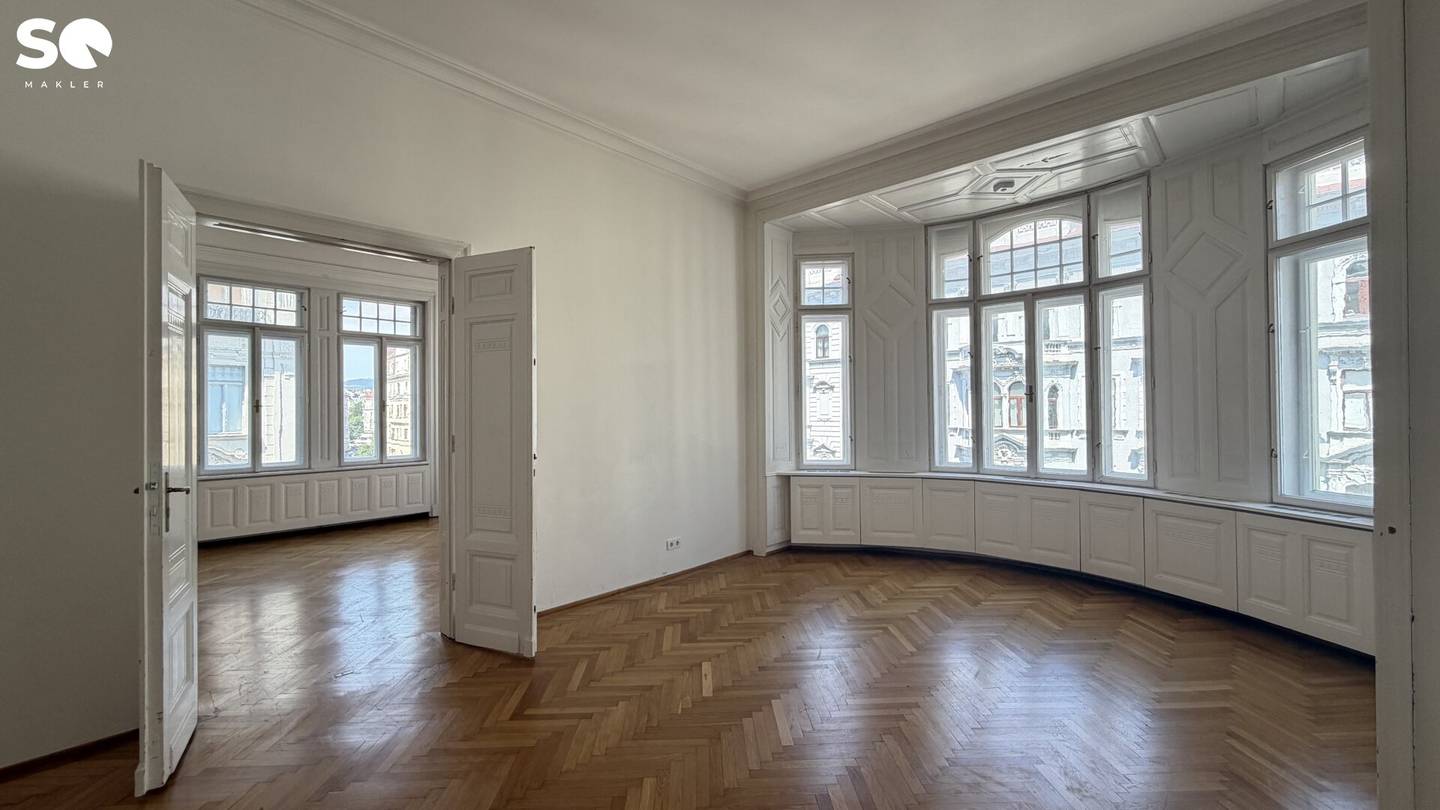 SQ - Repräsentative Stilaltbauwohnung im Servitenviertel - Porzellangasse - 1090 Wien
