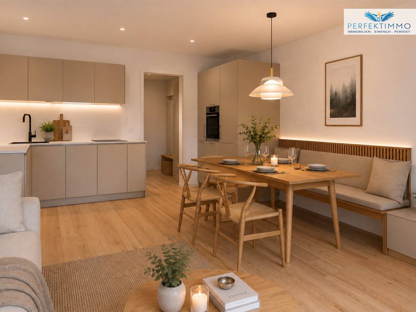 Great 3-room dream with underground parking space