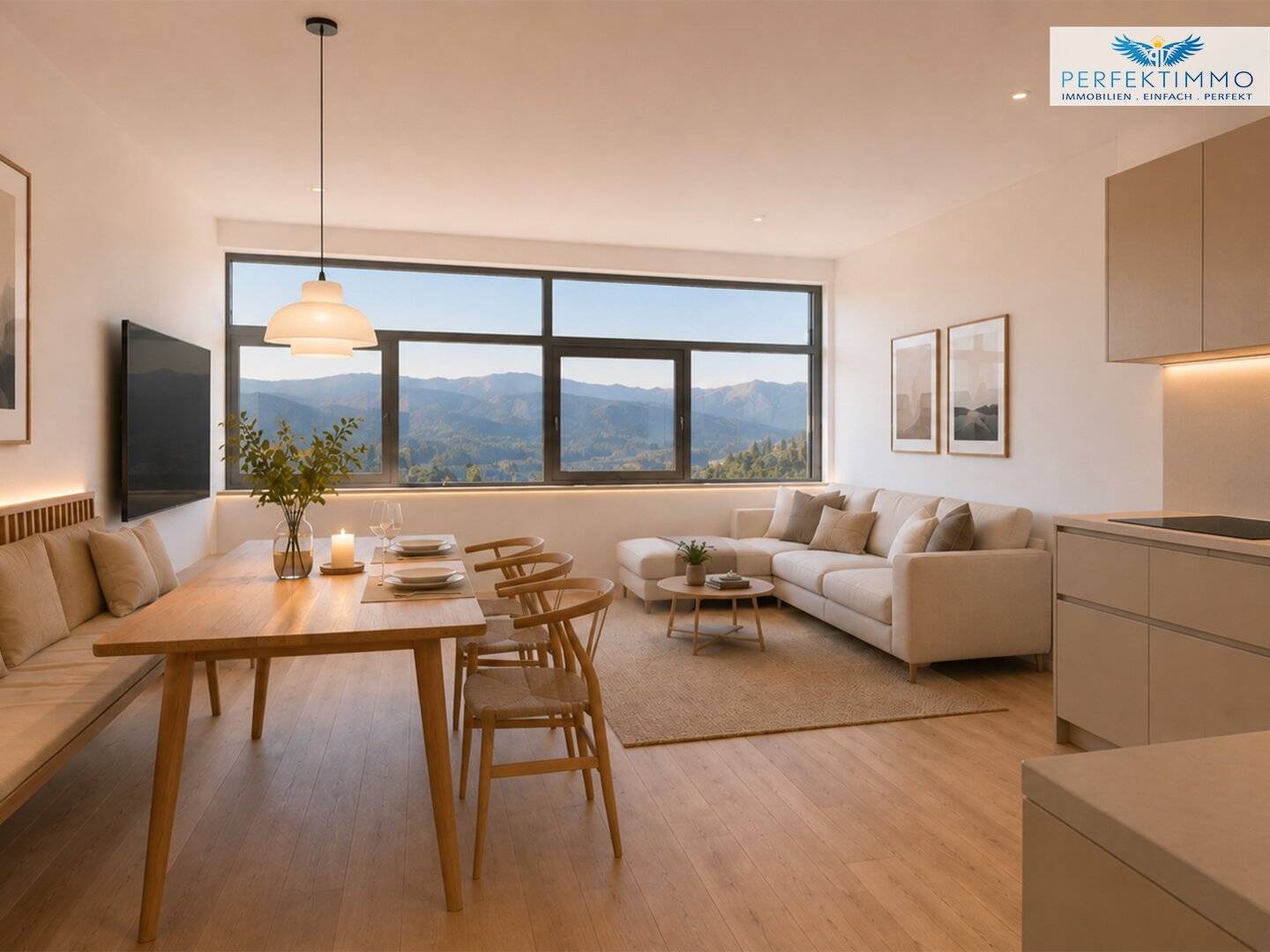 Great 3-room dream with underground parking space