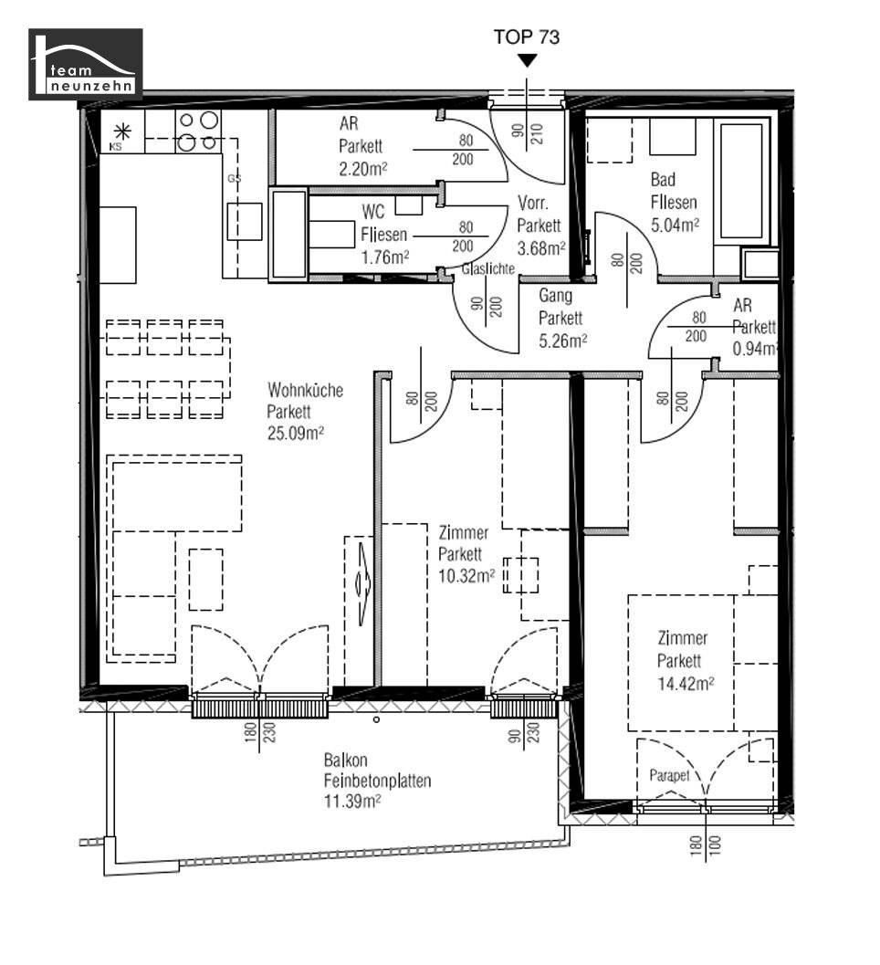 Move in and feel at home: attractive 3-room apartment near U3 Enkplatz