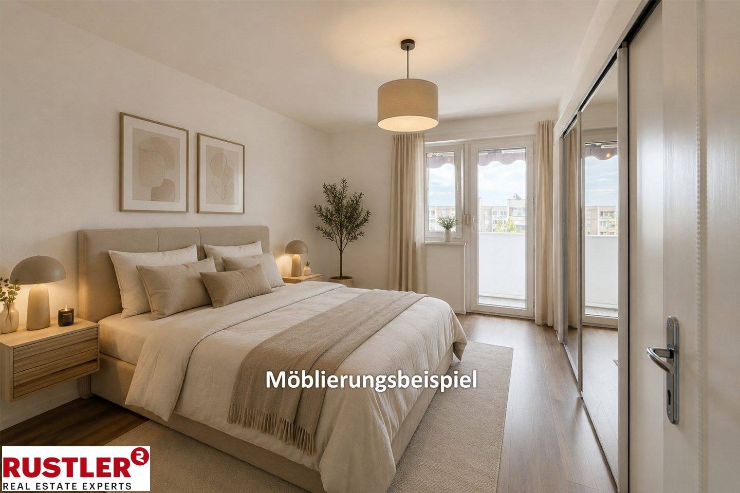 Lichtdurchflutete Dachgeschosswohnung mit Loggia und Lift