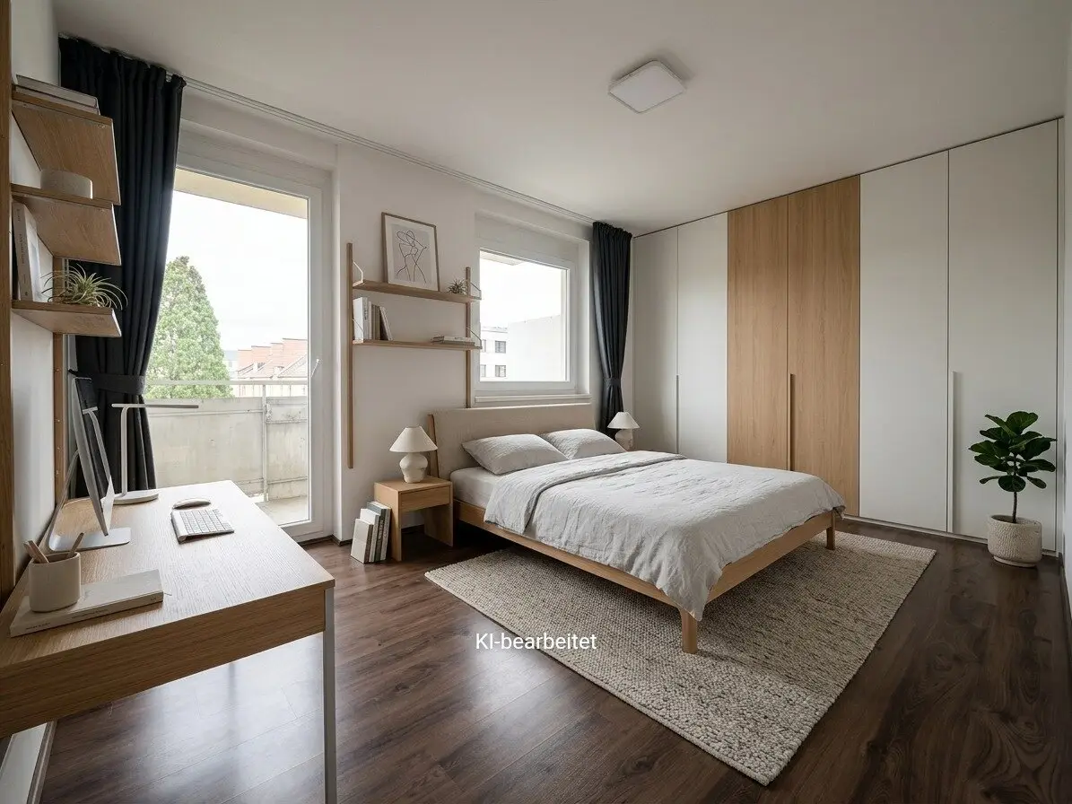 Großzügige 99 m² Wohnung mit zwei Balkonen, Lift & eigenem Parkplatz