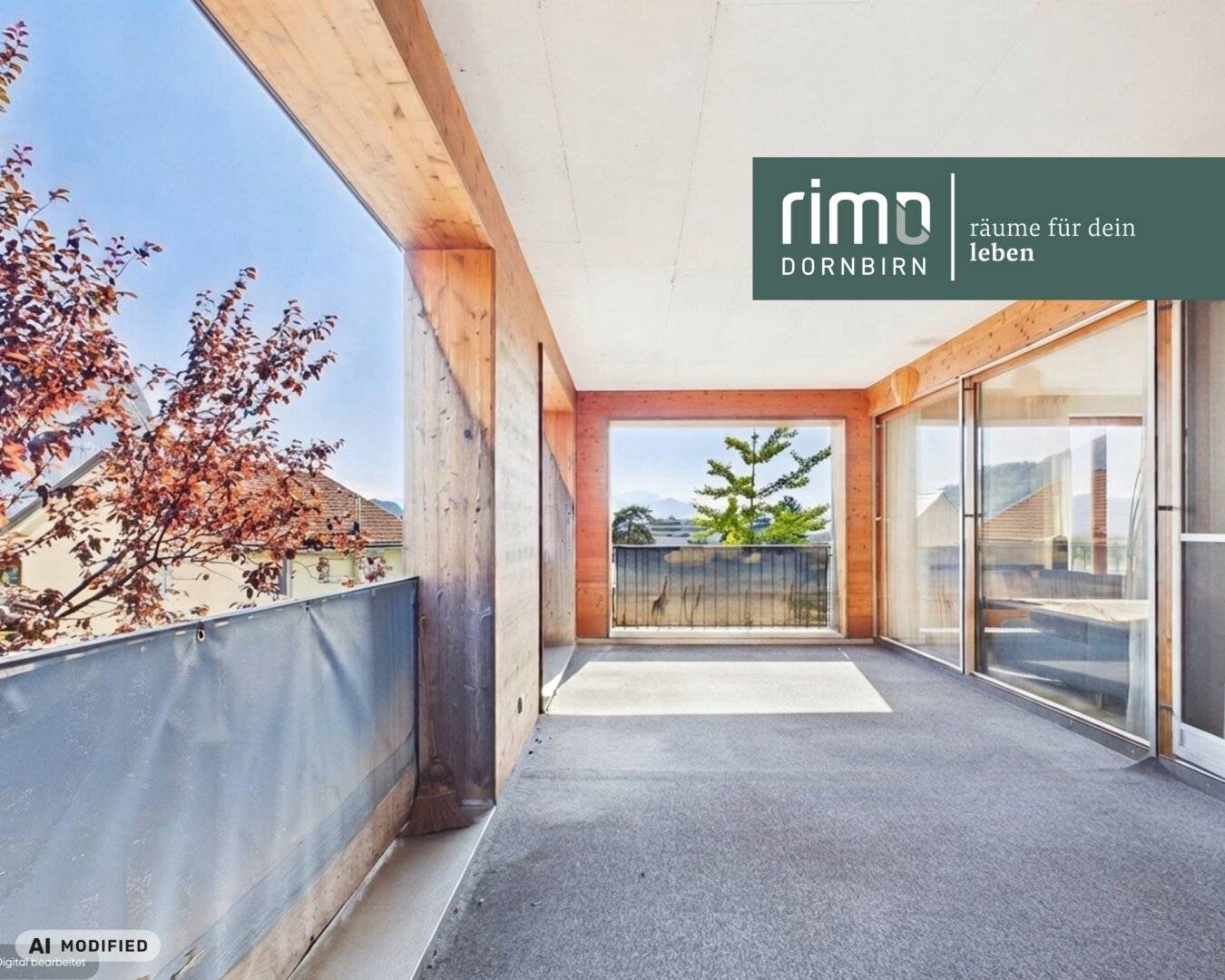 Spacious 4-room attic apartment with two terraces and dreamlike distant view