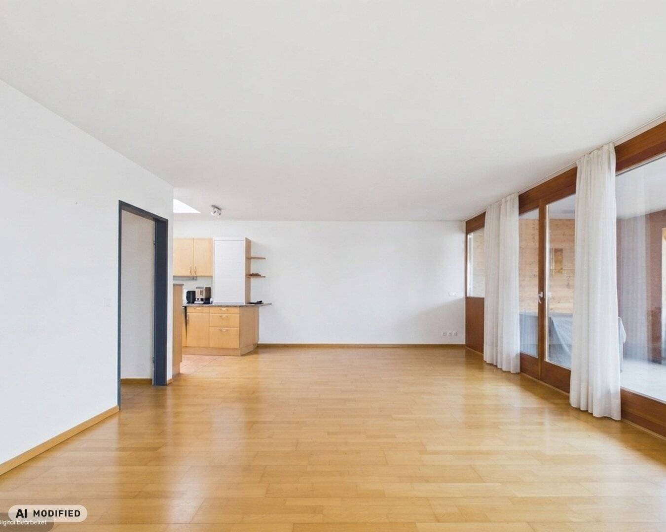 Spacious 4-room attic apartment with two terraces and dreamlike distant view