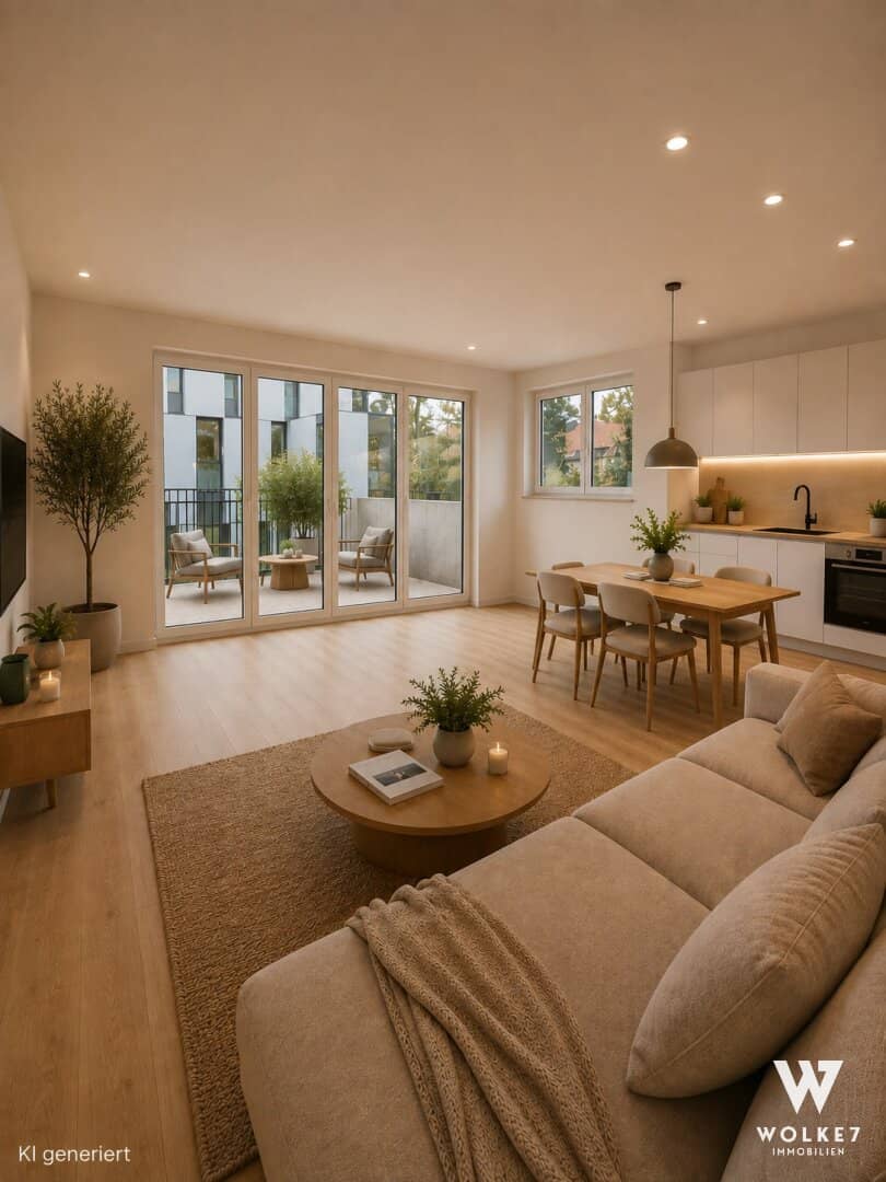 Neubau 4-Zimmer-Wohnung mit sonnigem Südostbalkon an der Universität in Stein