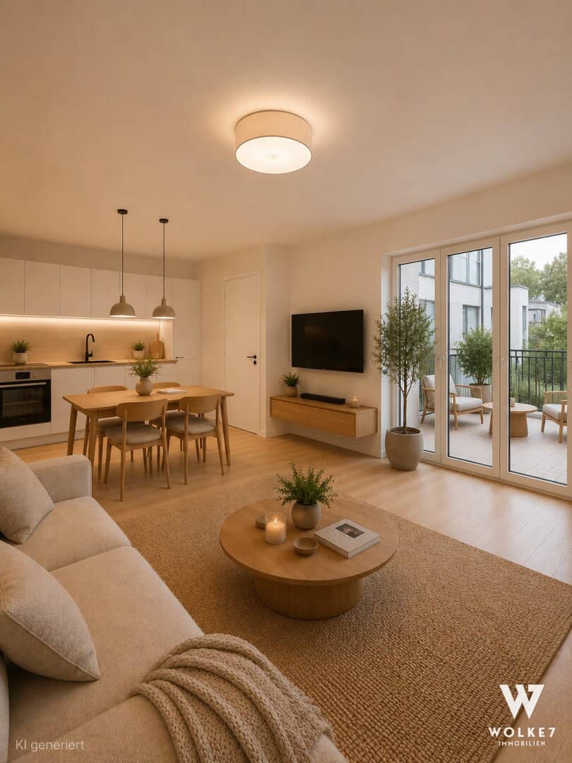 New build in prime location - 3-room apartment with sunny southwest balcony - University in Stein