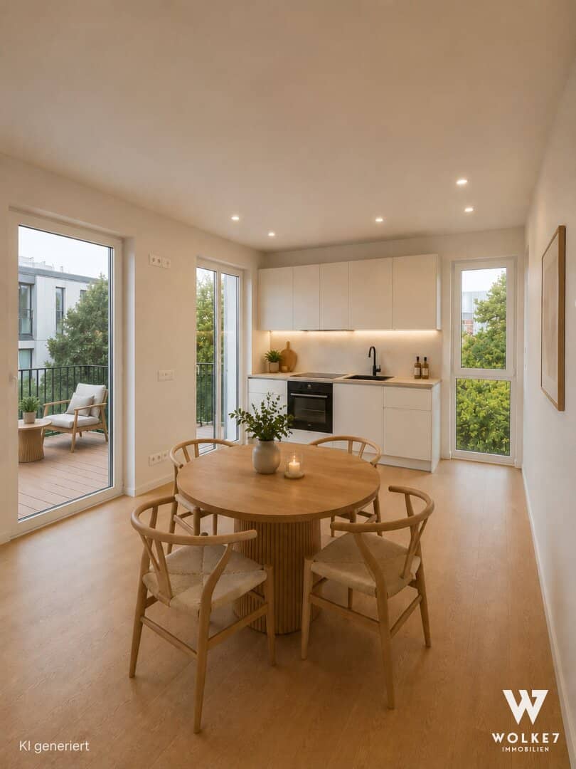 New build 3-room apartment with around 39 m² terrace - directly at the University Stein