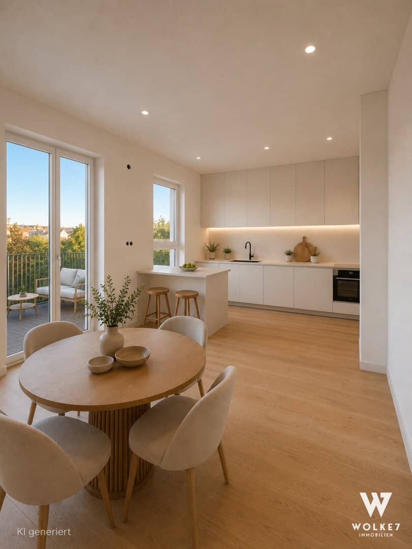 Exclusive penthouse with spacious terraces in Krems-Stein directly next to the University