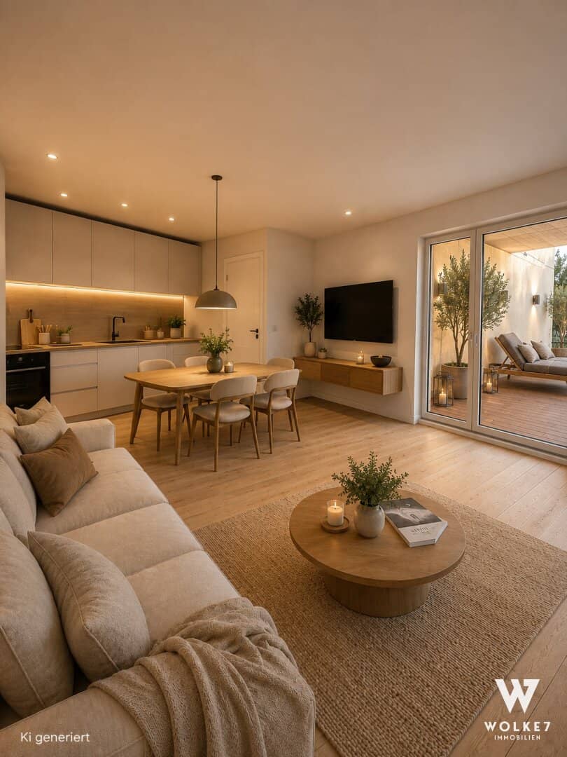Neubau 3-Zimmer-Wohnung mit großzügiger Südwestterrasse an der Universität in Stein