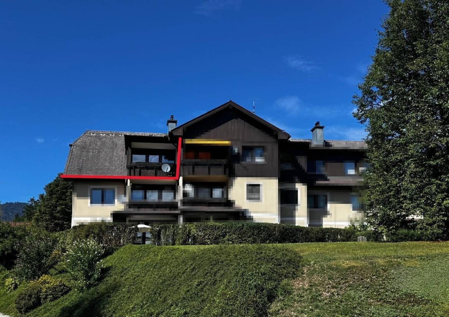 Helle Eigentumswohnung mit südseitiger Loggia u. Tiefgaragenabstellplatz in sonniger und ruhiger Lage
