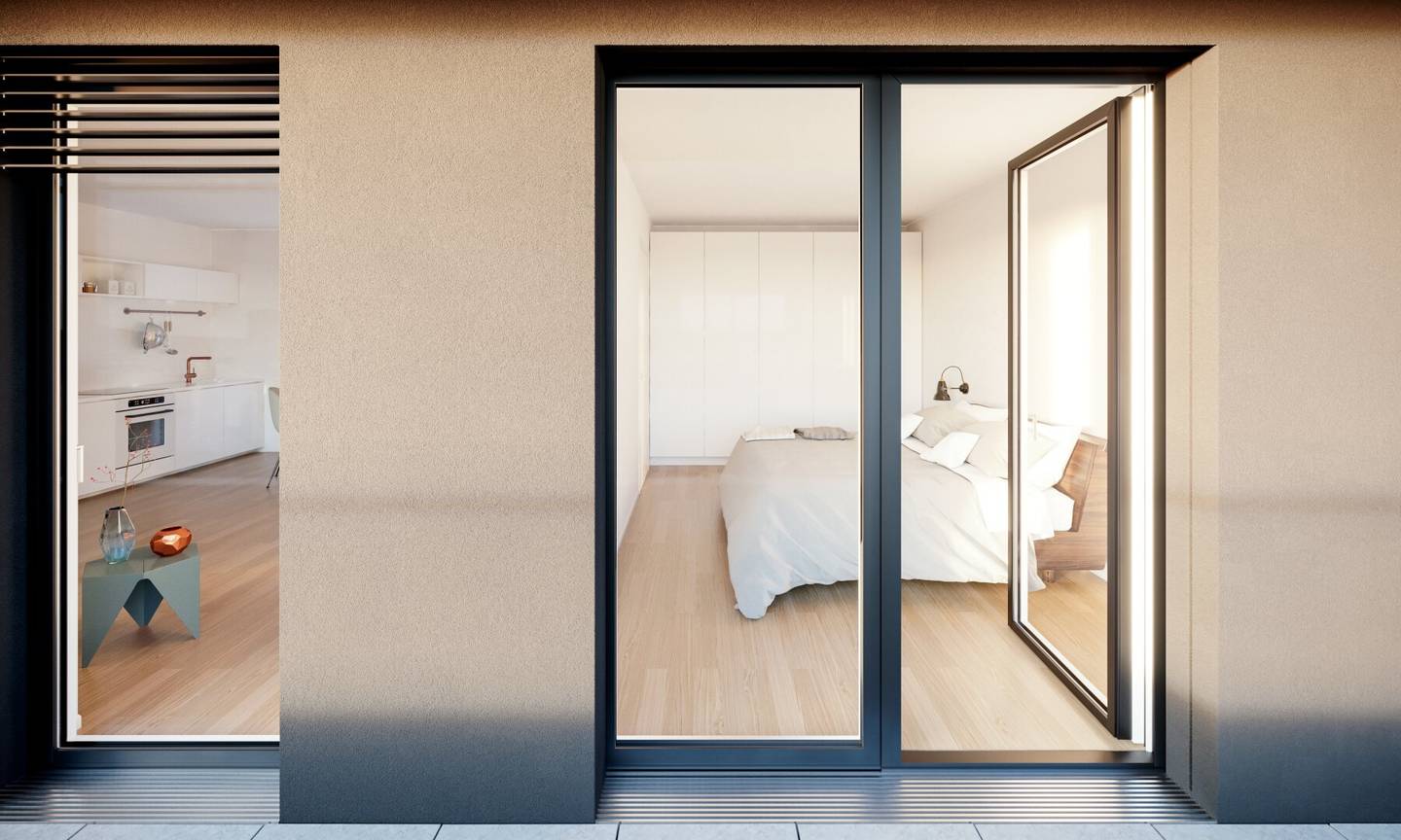 HOCH HINAUS - TOP 2-Zimmer Wohnung im 18. OIG des Bruckner Towers