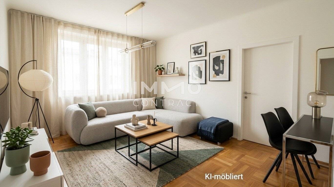 Quiet courtyard location meets Vienna city lifestyle – renovated 2 room apartment in prime location of the 3rd district