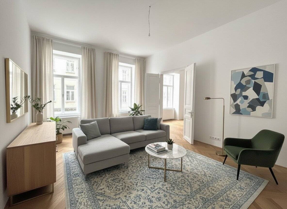 1020! Modern Wohnen Nähe Augarten! Hochwertig sanierte Altbauwohnung!