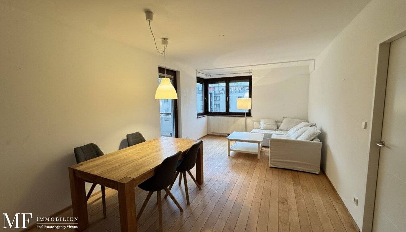 4 room apartment near the Old Danube with loggia and garage