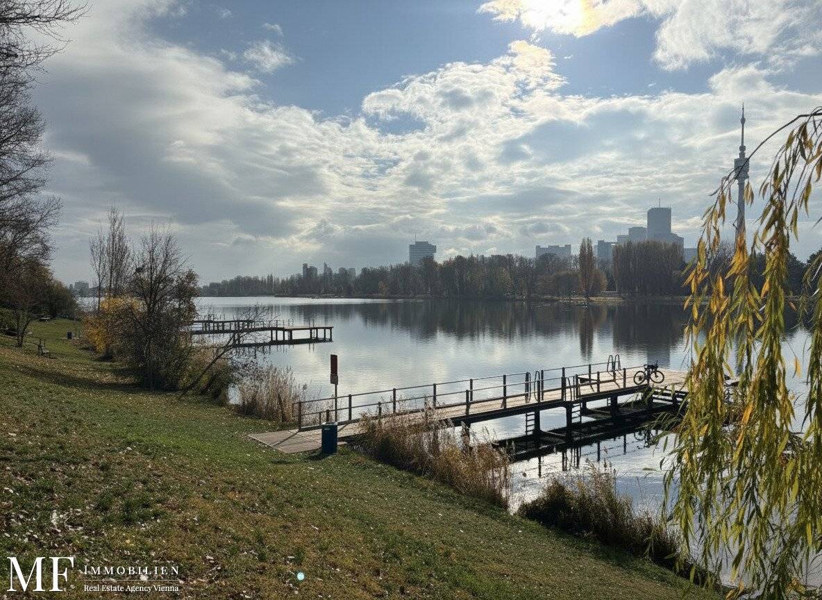 4 room apartment near the Old Danube with loggia and garage