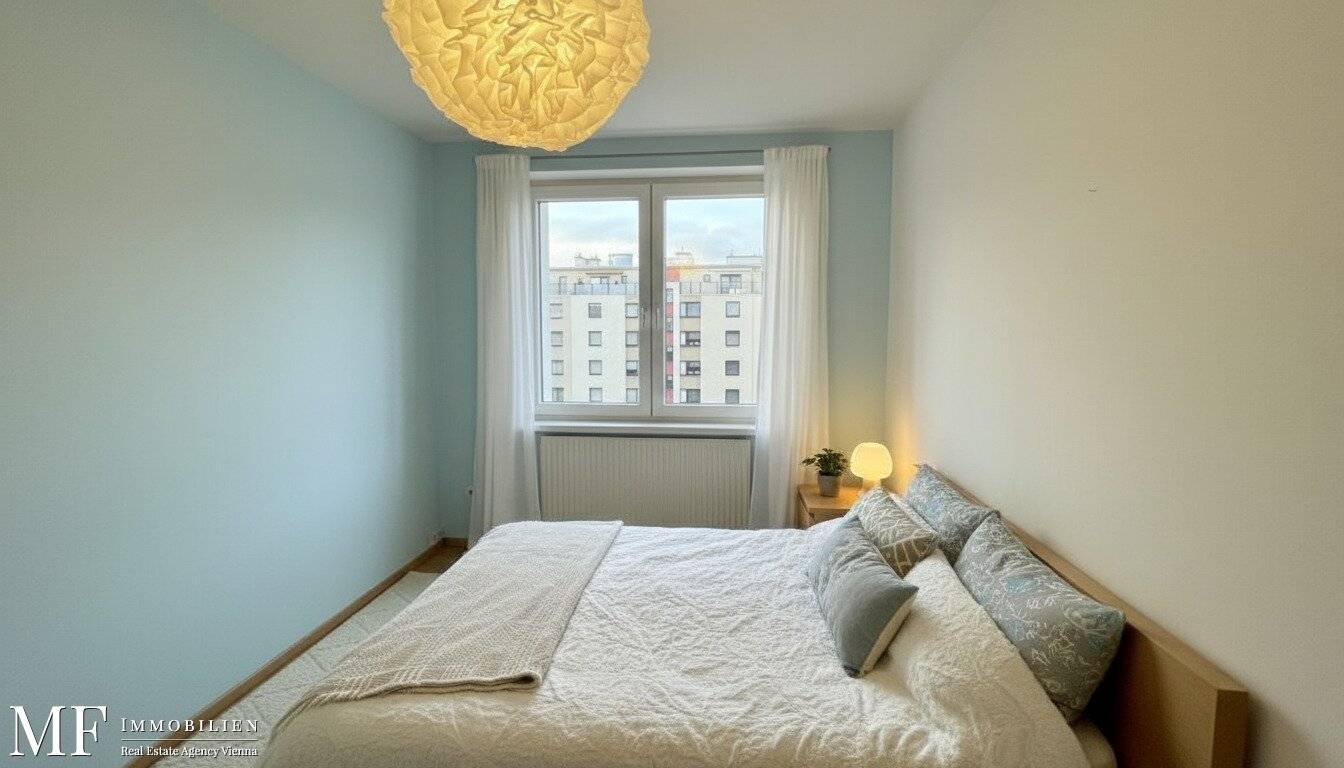 4 room apartment near the Old Danube with loggia and garage
