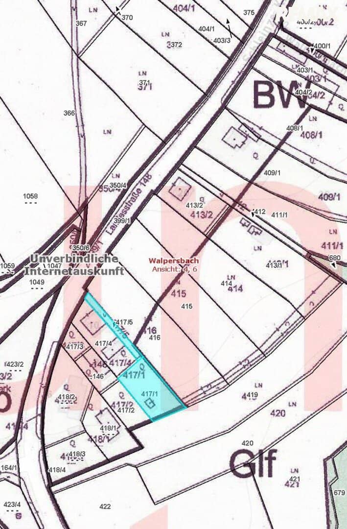 926m² building plot in Walpersbach – fulfill your dream of owning your own home