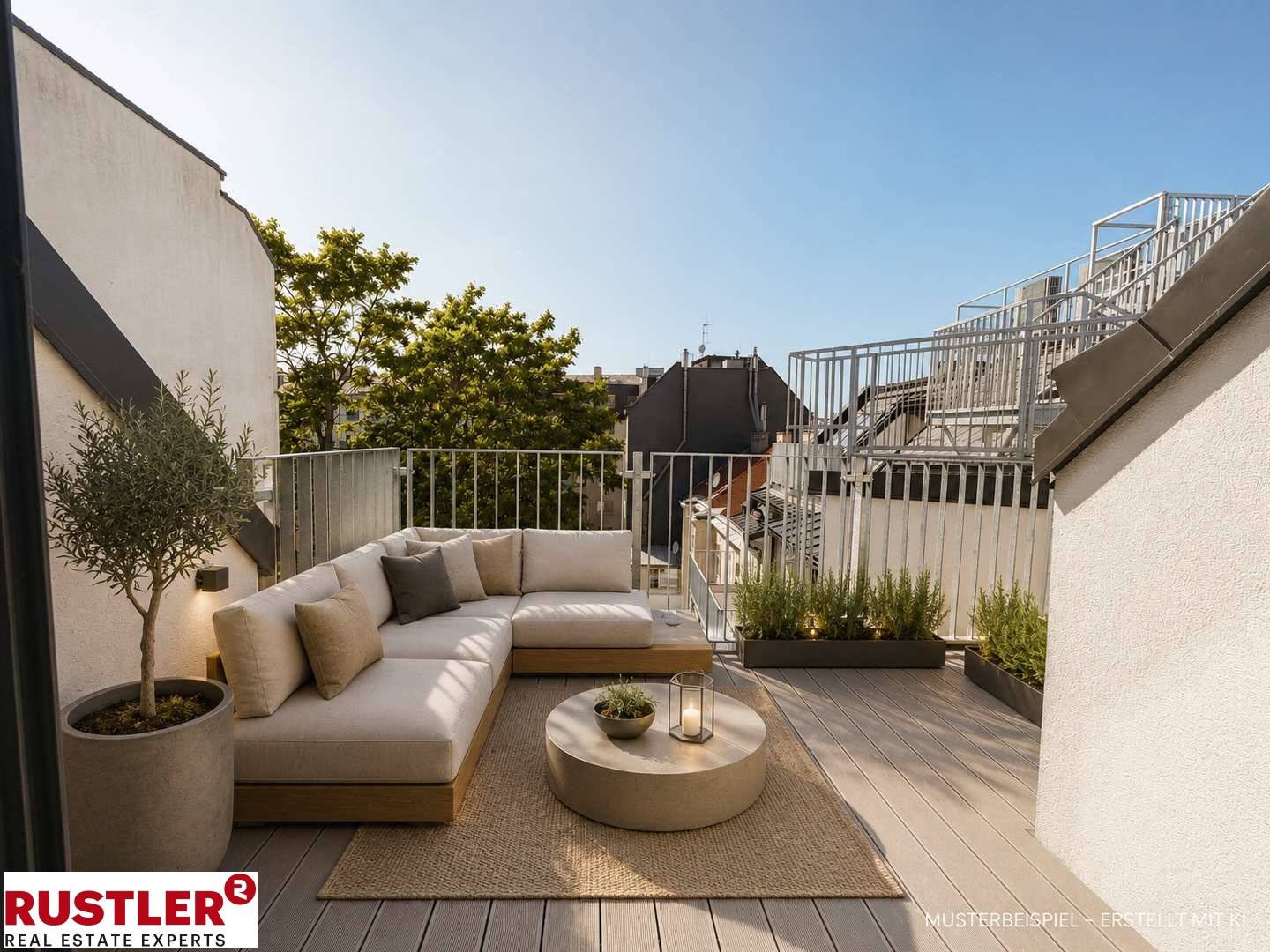Maisonette apartment with generous terrace near Schubertpark