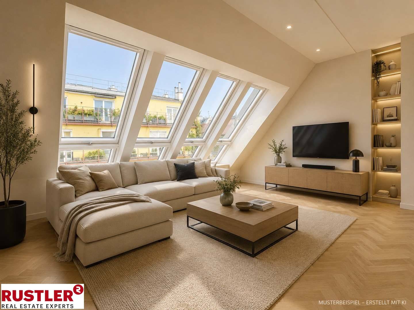 Maisonette apartment with generous terrace near Schubertpark
