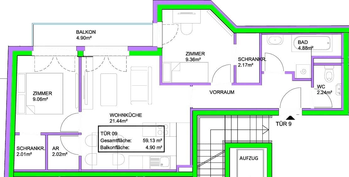 New development Floridsdorf: save 3.5% real estate transfer tax and commission-free